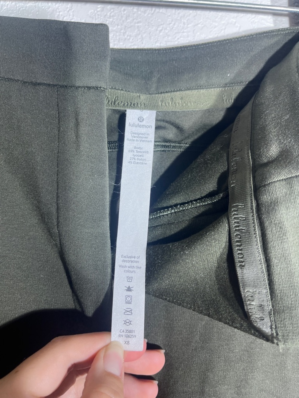 lululemon athletica women’s Olive Dress Trousers - Picture 3 of 6